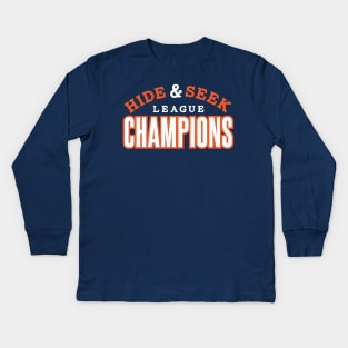 Hide & Seek Champions Kids Long Sleeve T-Shirt